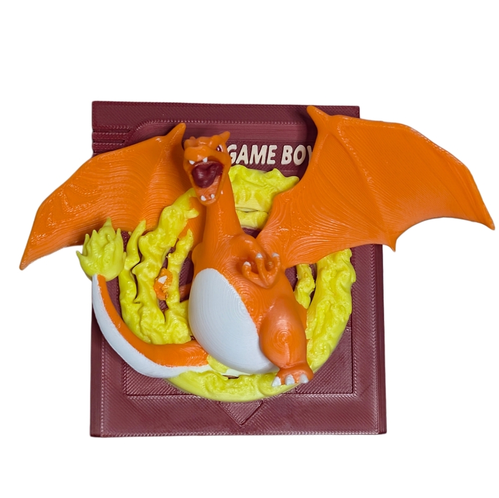 3D Printed | Charizard Gameboy Cartridge
